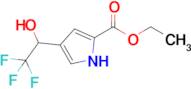 Ethyl 4-(2,2,2-trifluoro-1-hydroxyethyl)-1H-pyrrole-2-carboxylate