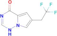 6-(2,2,2-trifluoroethyl)-1H,4H-pyrrolo[2,1-f][1,2,4]triazin-4-one