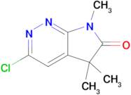 3-Chloro-5,5,7-trimethyl-5H-pyrrolo[2,3-c]pyridazin-6(7H)-one