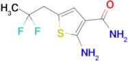 2-Amino-5-(2,2-difluoropropyl)thiophene-3-carboxamide