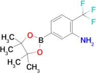 5-(4,4,5,5-Tetramethyl-1,3,2-dioxaborolan-2-yl)-2-(trifluoromethyl)aniline