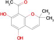 1-(5,7-Dihydroxy-2,2-dimethyl-2H-chromen-8-yl)ethanone