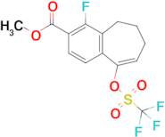 Methyl 4-fluoro-9-(((trifluoromethyl)sulfonyl)oxy)-6,7-dihydro-5H-benzo[7]annulene-3-carboxylate