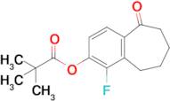 1-Fluoro-5-oxo-6,7,8,9-tetrahydro-5H-benzo[7]annulen-2-yl pivalate