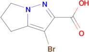 3-Bromo-5,6-dihydro-4H-pyrrolo[1,2-b]pyrazole-2-carboxylic acid