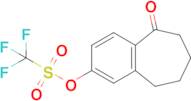 5-Oxo-6,7,8,9-tetrahydro-5H-benzo[7]annulen-2-yl trifluoromethanesulfonate