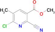 Methyl 6-chloro-2-cyano-5-methylnicotinate