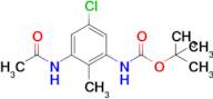 tert-Butyl (3-acetamido-5-chloro-2-methylphenyl)carbamate