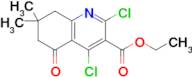 Ethyl 2,4-dichloro-7,7-dimethyl-5-oxo-5,6,7,8-tetrahydroquinoline-3-carboxylate