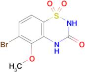 6-Bromo-5-methoxy-2H-benzo[e][1,2,4]thiadiazin-3(4H)-one 1,1-dioxide