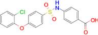 4-((4-(2-Chlorophenoxy)phenyl)sulfonamido)benzoic acid