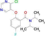 2-((4-Chloropyrimidin-5-yl)oxy)-5-fluoro-N,N-diisopropylbenzamide