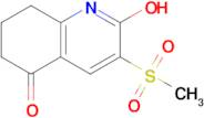 2-hydroxy-3-methanesulfonyl-5,6,7,8-tetrahydroquinolin-5-one