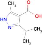 5-methyl-3-(propan-2-yl)-1H-pyrazole-4-carboxylic acid