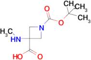 1-(tert-Butoxycarbonyl)-3-(methylamino)azetidine-3-carboxylic acid