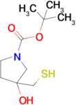 tert-Butyl 3-hydroxy-3-(mercaptomethyl)pyrrolidine-1-carboxylate