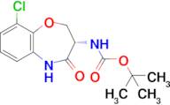 tert-Butyl (S)-(9-chloro-4-oxo-2,3,4,5-tetrahydrobenzo[b][1,4]oxazepin-3-yl)carbamate