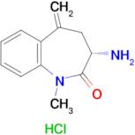 (S)-3-Amino-1-methyl-5-methylene-1,3,4,5-tetrahydro-2H-benzo[b]azepin-2-one hydrochloride