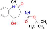 tert-Butyl (5-hydroxy-1-methyl-2-oxo-2,3,4,5-tetrahydro-1H-benzo[b]azepin-3-yl)carbamate