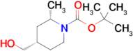 (2S,4S)-tert-Butyl 4-(hydroxymethyl)-2-methylpiperidine-1-carboxylate