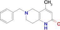 6-Benzyl-4-methyl-5,6,7,8-tetrahydro-1,6-naphthyridin-2(1H)-one