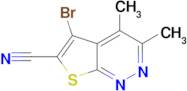 5-Bromo-3,4-dimethylthieno[2,3-c]pyridazine-6-carbonitrile