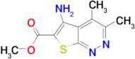 Methyl 5-amino-3,4-dimethylthieno[2,3-c]pyridazine-6-carboxylate