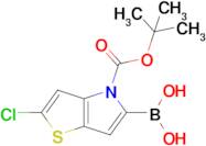 (4-(tert-Butoxycarbonyl)-2-chloro-4H-thieno[3,2-b]pyrrol-5-yl)boronic acid