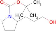 tert-Butyl 2-(3-hydroxypropyl)pyrrolidine-1-carboxylate