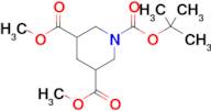 1-tert-Butyl 3,5-dimethyl piperidine-1,3,5-tricarboxylate