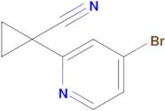 1-(4-Bromopyridin-2-yl)cyclopropane-1-carbonitrile