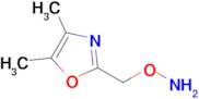 O-((4,5-Dimethyloxazol-2-yl)methyl)hydroxylamine