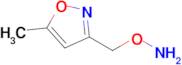 O-((5-Methylisoxazol-3-yl)methyl)hydroxylamine