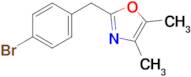 2-(4-Bromobenzyl)-4,5-dimethyloxazole