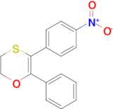 5-(4-Nitrophenyl)-6-phenyl-2,3-dihydro-1,4-oxathiine