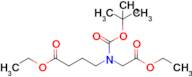 Ethyl 4-((tert-butoxycarbonyl)(2-ethoxy-2-oxoethyl)amino)butanoate