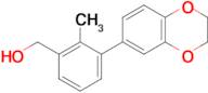 (3-(2,3-Dihydrobenzo[b][1,4]dioxin-6-yl)-2-methylphenyl)methanol