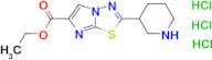 Ethyl 2-(piperidin-3-yl)imidazo[2,1-b][1,3,4]thiadiazole-6-carboxylate trihydrochloride