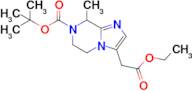 tert-Butyl 3-(2-ethoxy-2-oxoethyl)-8-methyl-5,6-dihydroimidazo[1,2-a]pyrazine-7(8H)-carboxylate