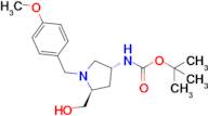 tert-Butyl ((3R,5S)-5-(hydroxymethyl)-1-(4-methoxybenzyl)pyrrolidin-3-yl)carbamate