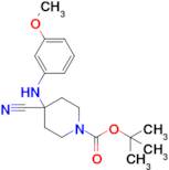 tert-Butyl 4-cyano-4-((3-methoxyphenyl)amino)piperidine-1-carboxylate