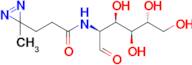 3-(3-Methyl-3H-diazirin-3-yl)-N-((2S,3R,4S,5R)-3,4,5,6-tetrahydroxy-1-oxohexan-2-yl)propanamide