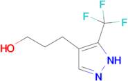 3-[5-(trifluoromethyl)-1H-pyrazol-4-yl]propan-1-ol