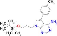 7-(3-((Tert-butyldimethylsilyl)oxy)propyl)-5-(p-tolyl)-7H-pyrrolo[2,3-d]pyrimidin-4-amine