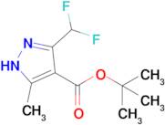 tert-Butyl 3-(difluoromethyl)-5-methyl-1H-pyrazole-4-carboxylate