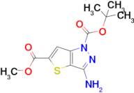 1-tert-Butyl 5-methyl 3-amino-1H-thieno[3,2-c]pyrazole-1,5-dicarboxylate