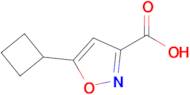 5-Cyclobutylisoxazole-3-carboxylic acid