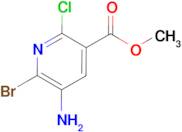 Methyl 5-amino-6-bromo-2-chloronicotinate