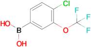 (4-Chloro-3-(trifluoromethoxy)phenyl)boronic acid