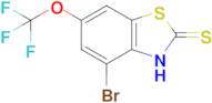 4-Bromo-6-(trifluoromethoxy)benzo[d]thiazole-2(3H)-thione